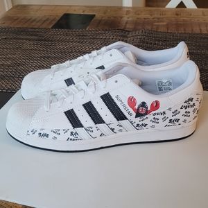 Brand NEW never used Adidas Superstar Special edition Philip Colbert Save the Lo